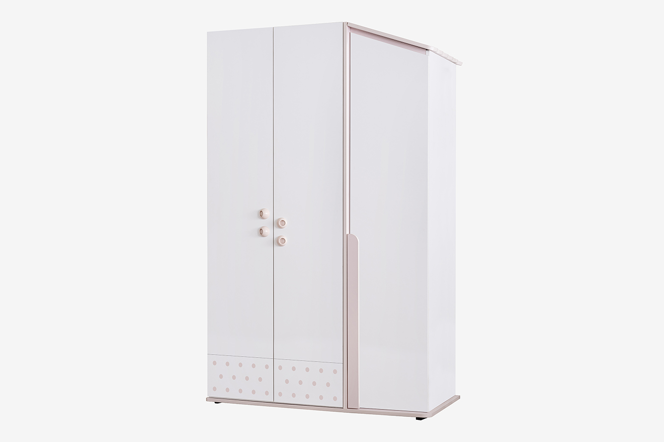 MONTESSORI PINK S 3 KAPAKLI DOLAP